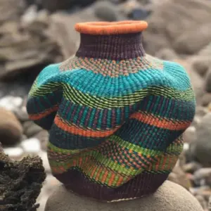 Handmade Bolga Planter Basket