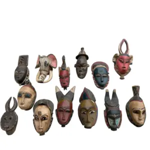 13-Piece African Mask Set