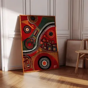 Aboriginal Dot Art Print