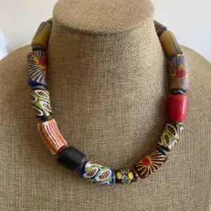 Ghana Krobo Bead Necklace