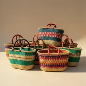 Bolga Oval Shopper Basket