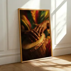 Ghana Djembe Art Print