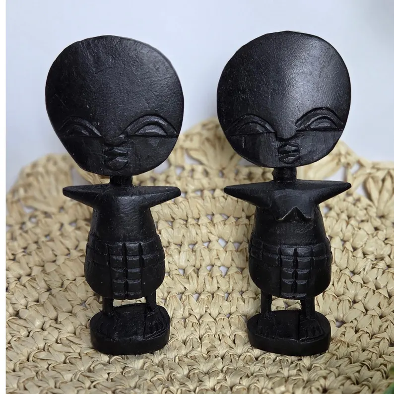 Vintage Akuaba Doll Set